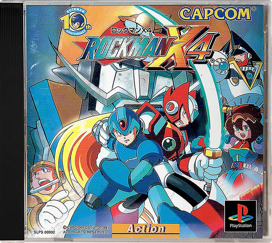 Rockman 4 Complete Works box art for Playstation